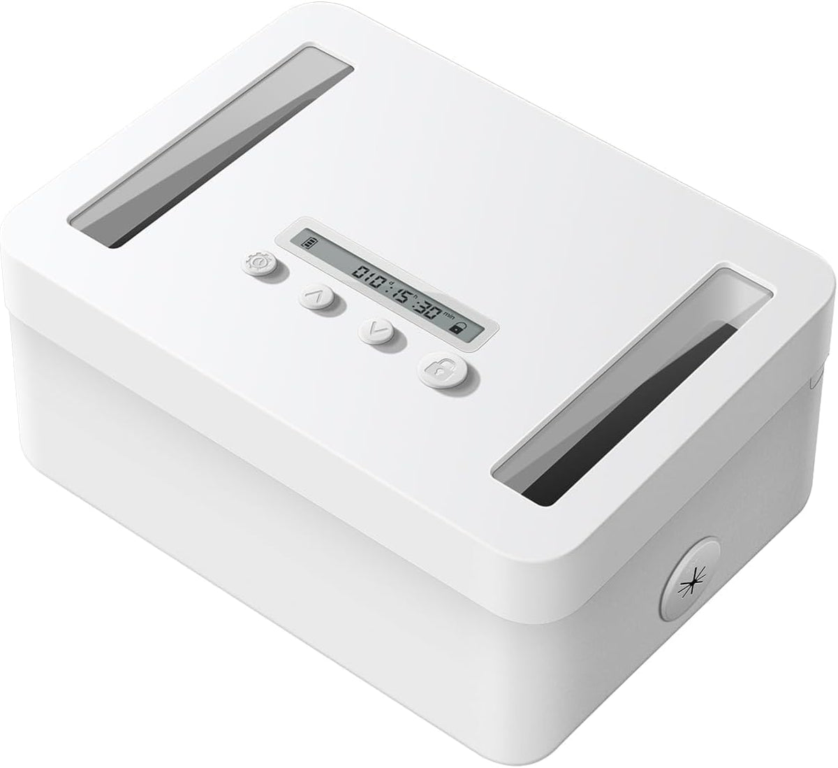 Metal Time Lock Box, Phone Lock Box with Timer for Focus & Wellness